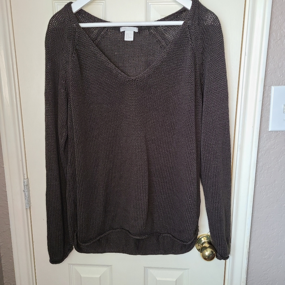 H&M Basic Dark Gray oversized sweater